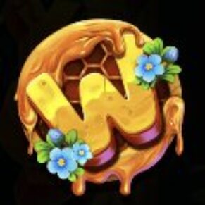 Symbol WILD symbol automatu Sticky Bees od Pragmatic Play