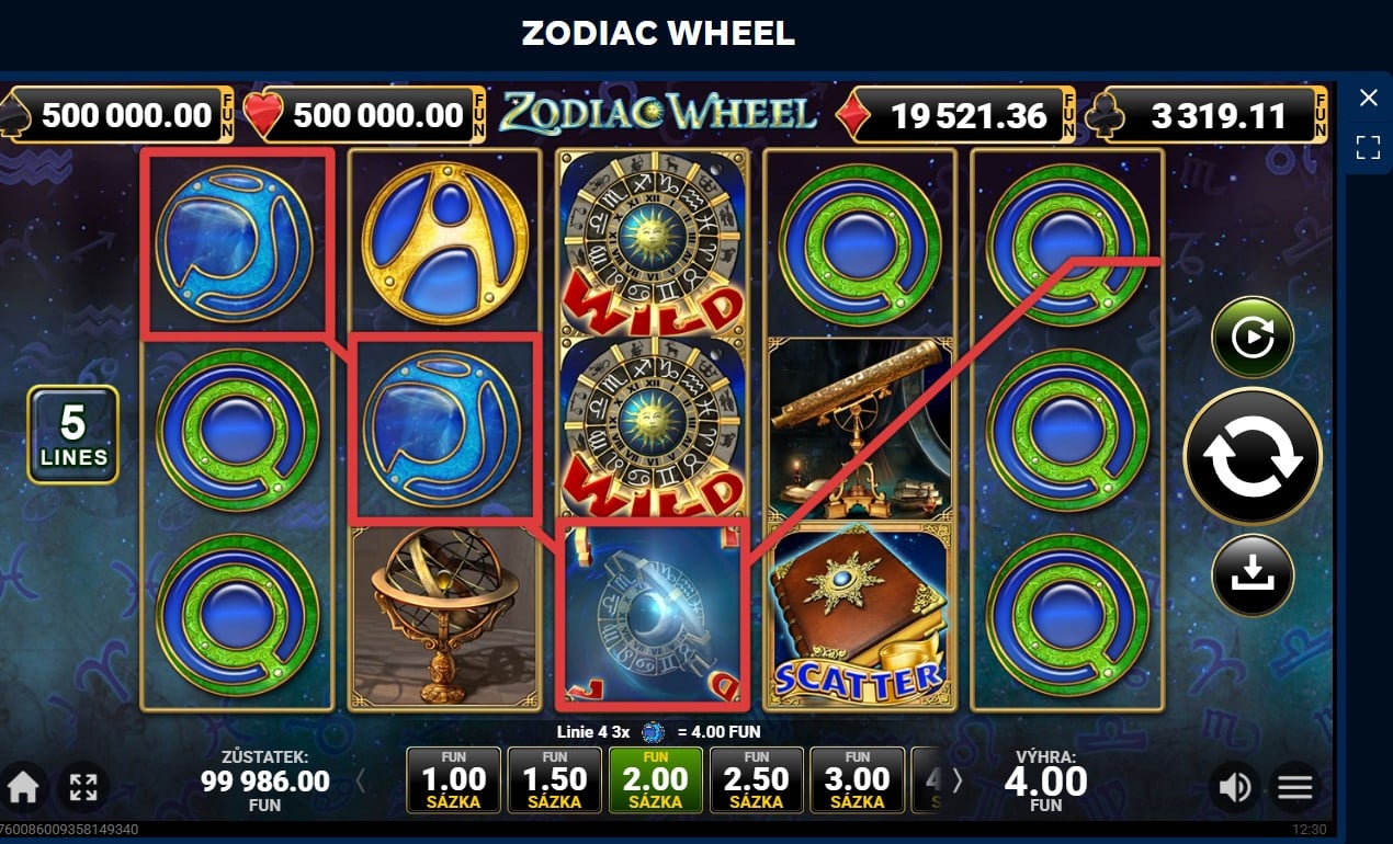 Zodiac Wheel automat
