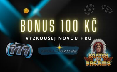 Bonus 100 Kč v casinu Apollo Games