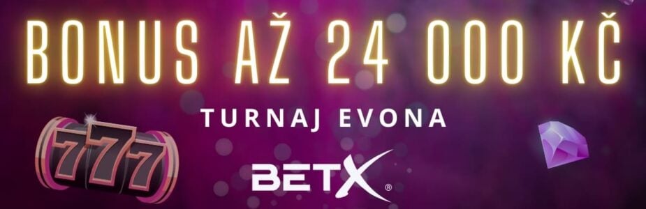 Bonus 24 000 Kč v turnaji u BetX