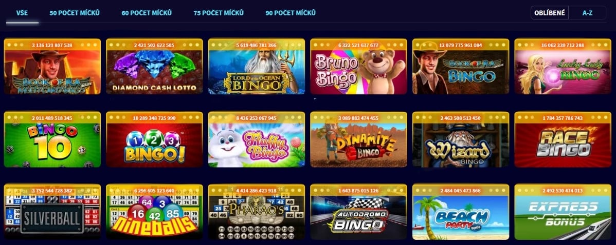 Bingo v casinu Gametwist