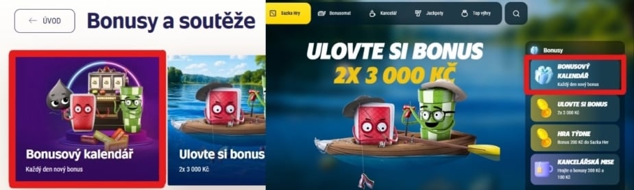 Kde najít kalendář Sazky