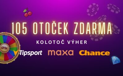 105 free spinů u tipsportu chance a maxy