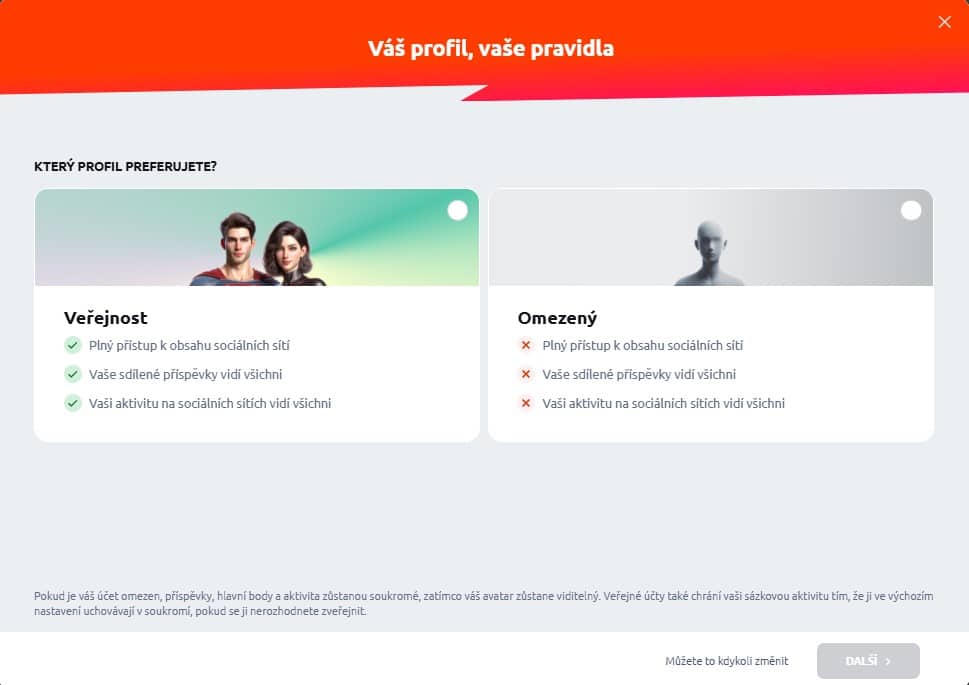 nastav si pravidla