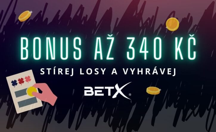 Bonusy za stírací losy v casinu BetX