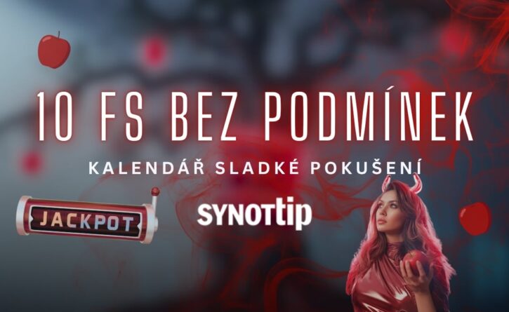 10 free spinů bez podmínek v kalendáři Synottip