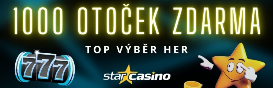 1000 free spinů ve Star Casinu