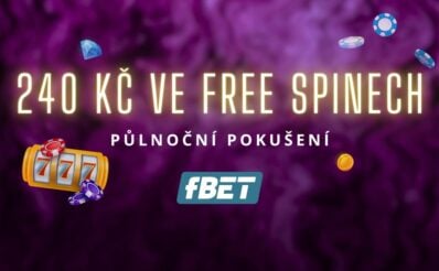 240 Kč ve free spinech u fBET