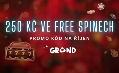 250 Kč ve free spinech v casinu Grandwin