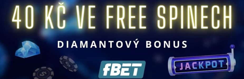 40 Kč ve free spinech v casinu fBET