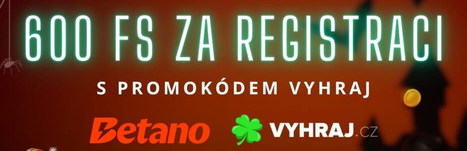600 free spinů za registraci s promokódem Vyhraj na Betanu