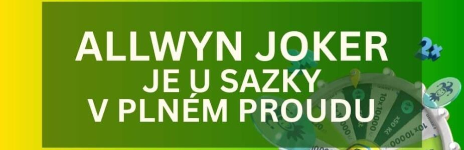 ALLWYN JOKER U Sazky je v plném proudu Allwyn Joker a jeho odměny!