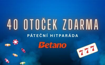 Betano 40 otoček zdarma
