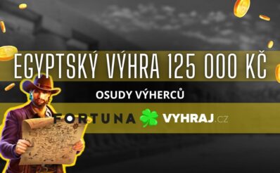 Egyptské dobrodružství ve Fortuně přineslo 125 tisíc!