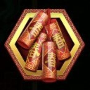 Symbol FIRECRACKER symbol automatu Temujin Treasures od Pragmatic Play