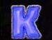 Symbol Písmeno K automatu Bigger Bass Blizzard – Christmas Catch od Pragmatic Play