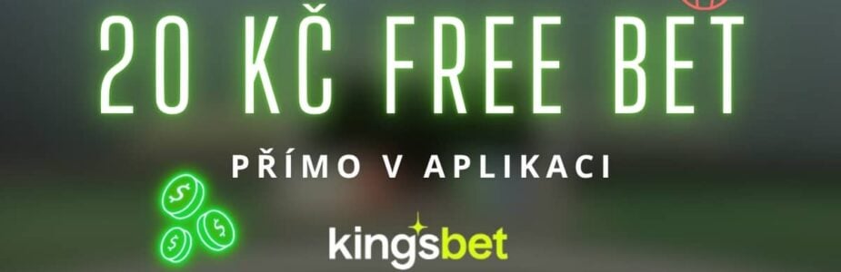 Kingsbet 20 Kč free bet
