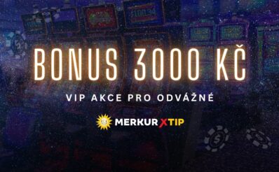 Merkur bonus 3000 Kč