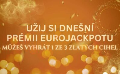 Užij si dnešní zlatou Prémii Eurojackpotu.