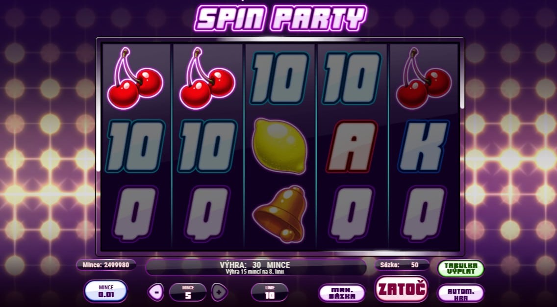 Spin Party automat demo