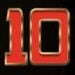 Symbol Číslo 10 automatu Temujin Treasures od Pragmatic Play