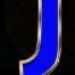Symbol Písmeno J automatu Temujin Treasures od Pragmatic Play
