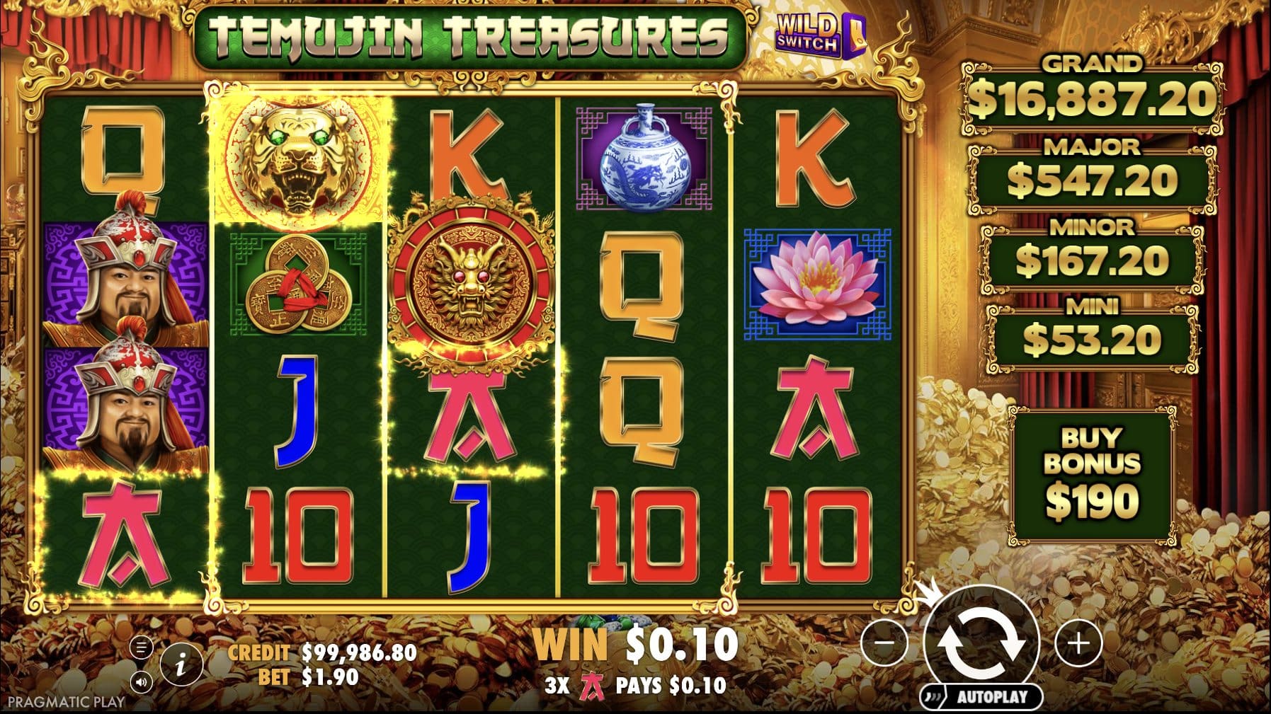 Téma a symboly Temujin Treasures