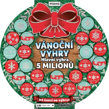 Ukázka nesetřeného losu Vánoční výhry