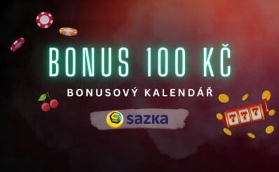 Bonus 100 Kč z bonusového kalendáře Sazky