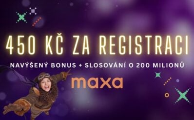 Bonus 450 Kč a slosování Megamaxa
