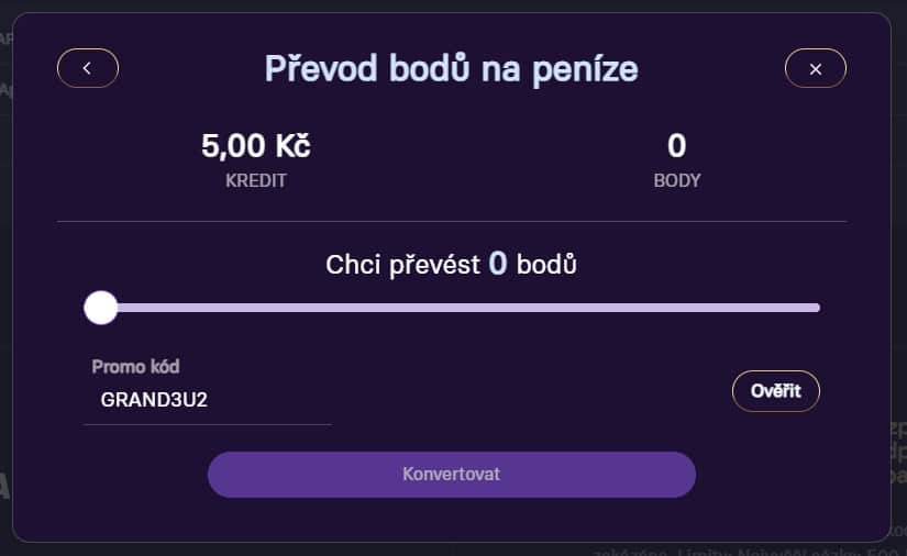 Grandwin promo kód na říjen