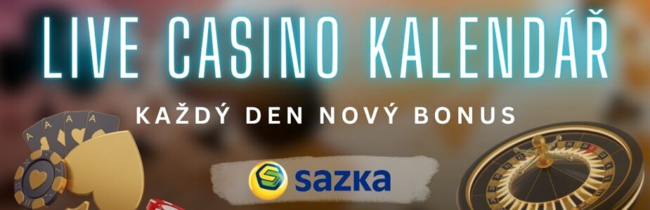 Live casino kalendář na Sazce