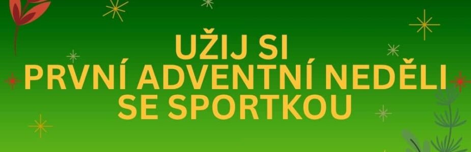 První adventní neděle se Sportkou, odneseš si milion korun?