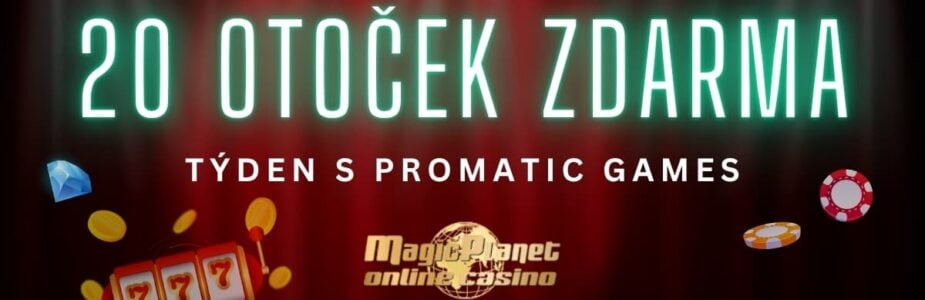 20 otoček zdarma v casinu Magic Planet