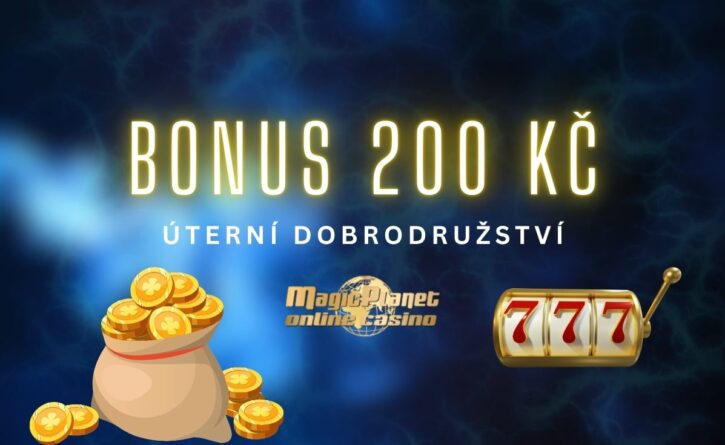 Bonus 200 Kč u Magic Planet