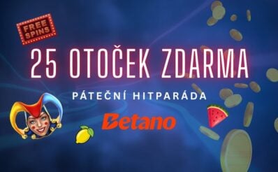 25 otoček zdarma u Betana