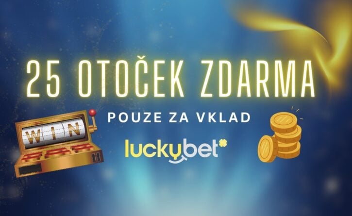 25 otoček zdarma u LuckyBet