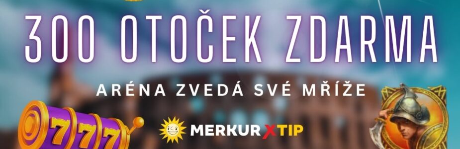 300 otoček zdarma u Merkuru