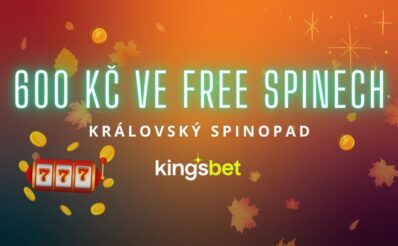 600 Kč ve free spinech u Kingsbetu