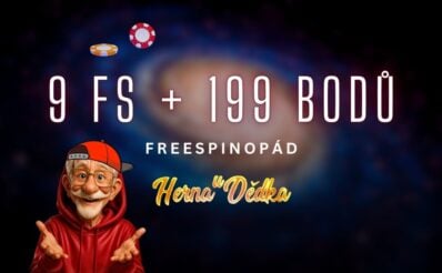 Herna U Dědka 9 free spinů a 199 bodů
