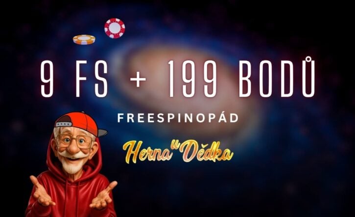 Herna U Dědka 9 free spinů a 199 bodů