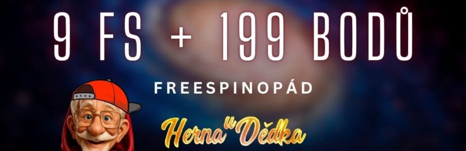 Herna U Dědka 9 free spinů a 199 bodů