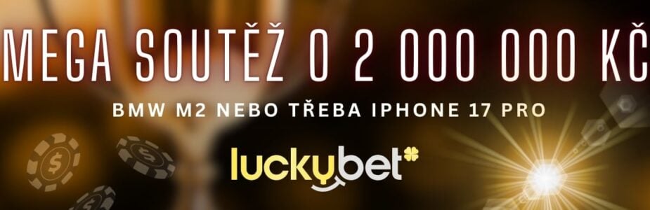 LuckyBet mega soutěž o 2 000 000 Kč