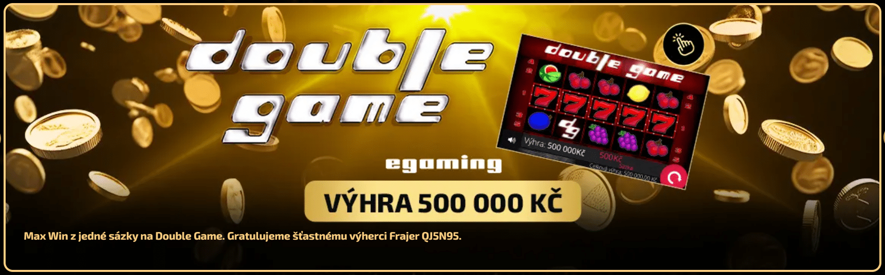 Magic planet výhra půl mega