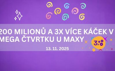 Maxa loterie 200 mil. a 3krát více Káček