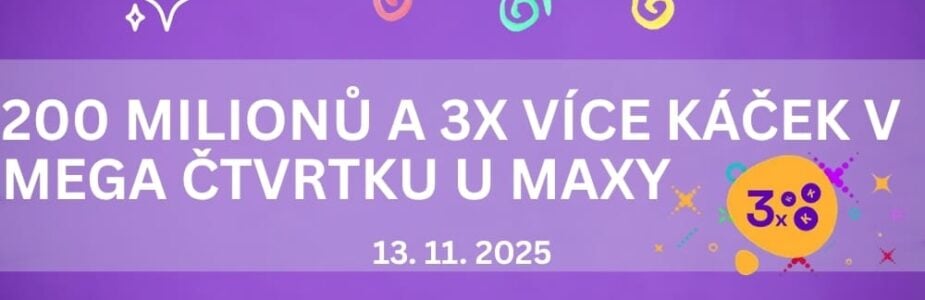 Maxa loterie 200 mil. a 3krát více Káček
