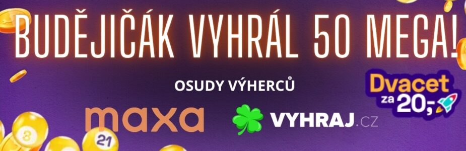 Maxa loterie mu přinesla 50 milionů!