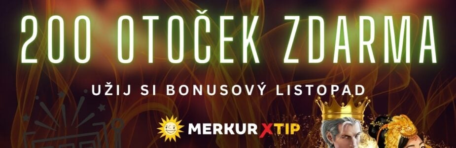 Merkur 200 free spinů