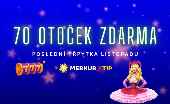 Merkur 70 free spinů