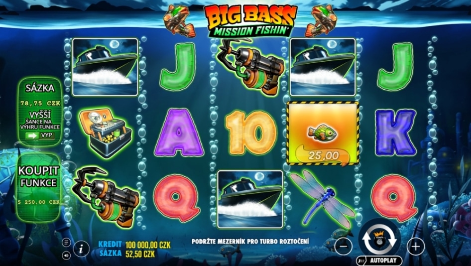 Big Bass Mission Fishin od Pragmatic Play